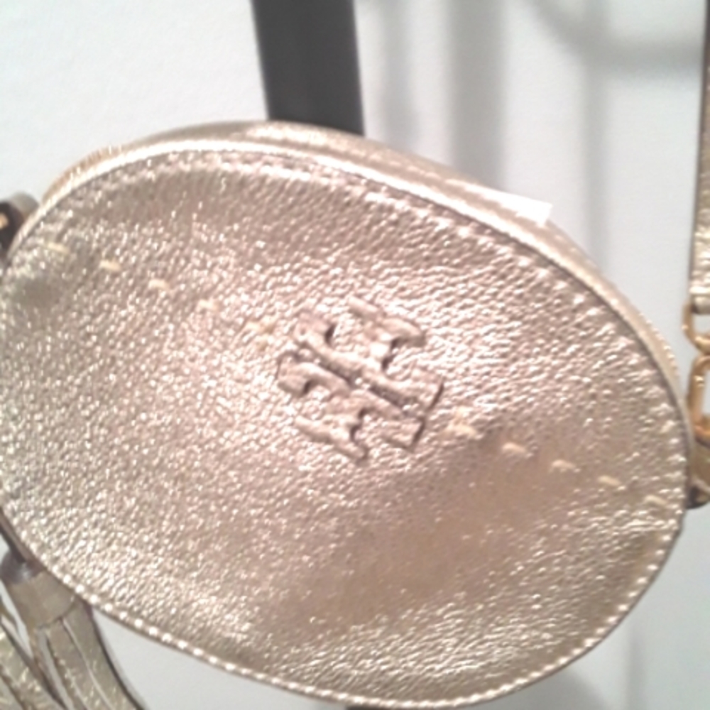 Tory Burch Gold Mini Crossbody Bag